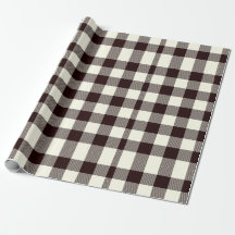 Zwart-wit Gingham Classic Moder