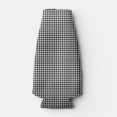 Zwart-wit Gingham-GEÏNSULATEERDE FLESKOPER Flesjeskoeler (Voorkant)