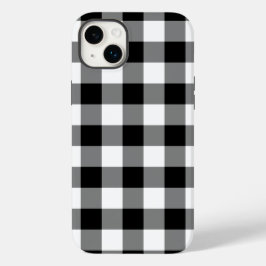 Zwart-wit Gingham Patroon Case-Mate iPhone Case