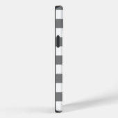 Zwart-wit Gingham Patroon Case-Mate iPhone Case (Achterkant / Rechts)