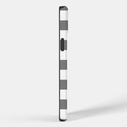 Zwart-wit Gingham Patroon Case-Mate iPhone Case (Achterkant / Rechts)