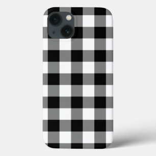 Zwart-wit Gingham Pattern Case-Mate iPhone Case