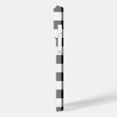 Zwart-wit Gingham Pattern Case-Mate iPhone Case (Achterkant / Links)