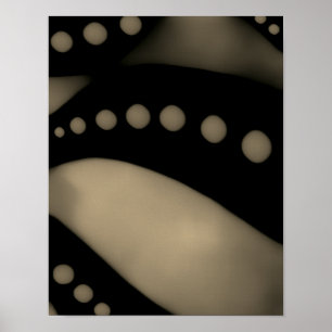 Zwart-wit glad - Poster (Canvas optie)