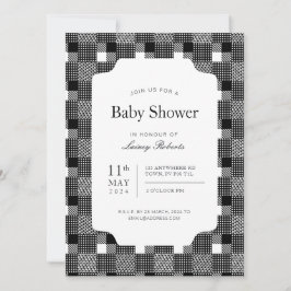 zwart-wit Glen Plaid Checkerboard Kaart