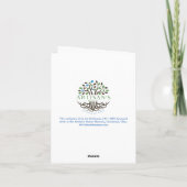 Zwart-wit, glimlach Man, blanco binnenzijde Kaart (Achterkant)