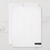 Zwart-wit Glitter-kijk Bachelorette Kaart (Achterkant)