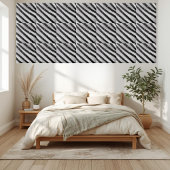 Zwart Wit Glitter Stripe Vloer Keramische Tegel Tegeltje