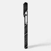 Zwart-wit gloeiend blad close-up Case-Mate iPhone case (Achterkant / Links)