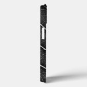 Zwart-wit gloeiend blad close-up Case-Mate iPhone case (Achterkant / Rechts)