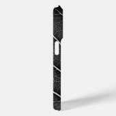 Zwart-wit gloeiend blad close-up Case-Mate iPhone case (Achterkant / Rechts)