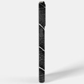 Zwart-wit gloeiend blad close-up Case-Mate iPhone case (Achterkant / Rechts)