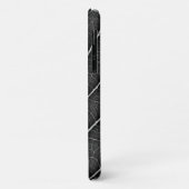 Zwart-wit gloeiend blad close-up Case-Mate iPhone case (Achterkant/links)