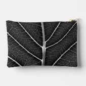 Zwart-wit gloeiend blad close-up etui (Achterkant)