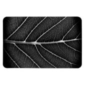 Zwart-wit gloeiend blad close-up magneet (Horizontaal)