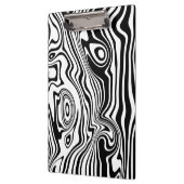 Zwart Wit Golf Stripes Klembord of Kies Kleur (Links)