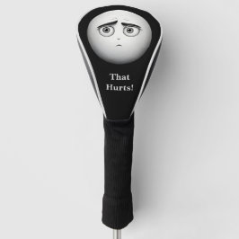 Zwart-wit golfhoofdhoes golfheadcover