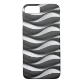 zwart-wit golfpatroon Case-Mate iPhone case (Achterkant)