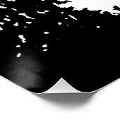 Zwart Wit Gorilla Gezicht Pop Kunst Perfect Poster (Hoek)