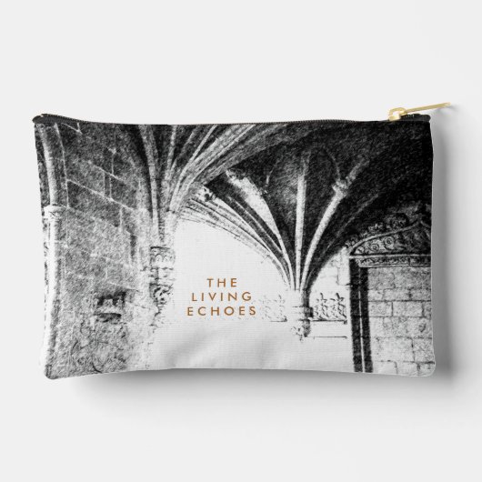 Zwart-wit gotische architectuur schets etui (Achterkant)