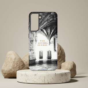 Zwart-wit gotische architectuur schets samsung galaxy hoesje
