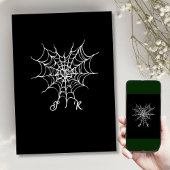 Zwart-wit Gotische Halloween Save The Date