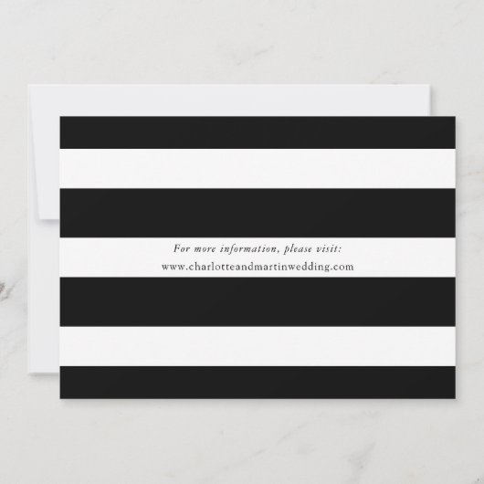 Zwart Wit Goud Confetti Blush Bloemen Huwelijk Save The Date (Achterkant)