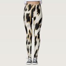 Zwart Wit Goud Cowgirl Koeienhuid