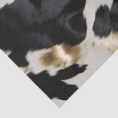 Zwart Wit Goud Cowgirl Koeienhuid Tissuepapier (Detail)