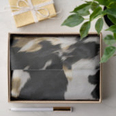 Zwart Wit Goud Cowgirl Koeienhuid Tissuepapier (Geschenk)