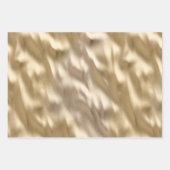 Zwart Wit Goud Glam Koeienhuid Zuidwest Wedding Inpakpapier Vel (Voorkant 2)