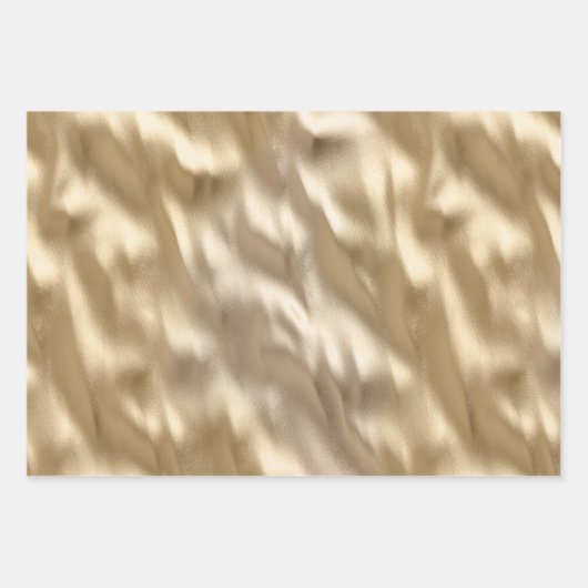 Zwart Wit Goud Glam Koeienhuid Zuidwest Wedding Inpakpapier Vel (Voorkant 2)