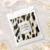 Zwart Wit Goud Koeienhuid Bedankzakje (Geknipt)
