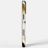 Zwart Wit Goud Koeienhuid Case-Mate iPhone Case (Achterkant / Rechts)
