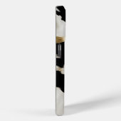 Zwart Wit Goud Koeienhuid Case-Mate iPhone Case (Achterkant / Rechts)