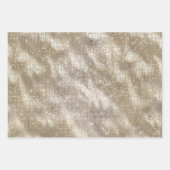 Zwart Wit Goud Koeienhuid Cowgirl Sparkle Verjaard Inpakpapier Vel (Voorkant 2)