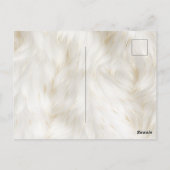 Zwart Wit Goud Koeienhuid Howdy Briefkaart (Achterkant)