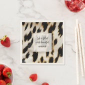 Zwart Wit Goud Koeienhuid Servet (Insitu)