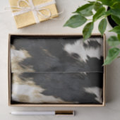 Zwart Wit Goud Koeienhuid Tissuepapier (Geschenk)