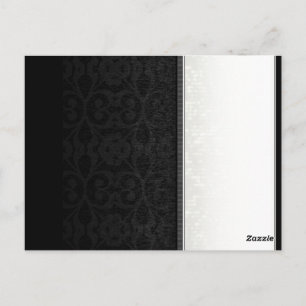 Zwart & Wit Goud Match BLANK Vouwplaats Kaarten