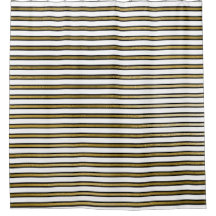 Zwart Wit Goud Strepen Lijnen Minimale Chique Glam