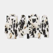 Zwart Wit Goud Zuidwest Cowhide  Bedankdoosjes (Uitgevouwen)