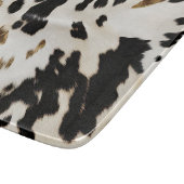 Zwart Wit Goud Zuidwest Koeienhuid Snijplank (Hoek)