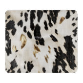 Zwart Wit Goud Zuidwest Koeienhuid Snijplank (Voorkant)