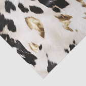 Zwart Wit Goud Zuidwest Koeienhuid Verjaardag Tissuepapier (Detail)