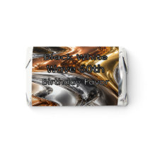 Zwart Wit Gouden Golf 50e Verjaardag Favor