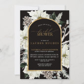 Zwart-wit gouden Vrijgezellenfeest Kaart (Voorkant)