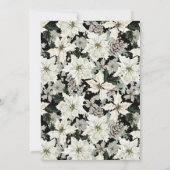 Zwart-wit gouden Vrijgezellenfeest Kaart (Achterkant)