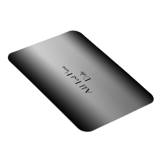 Zwart-wit Gradient Horizon Flex Magnet Magneet (Rechterzijde)