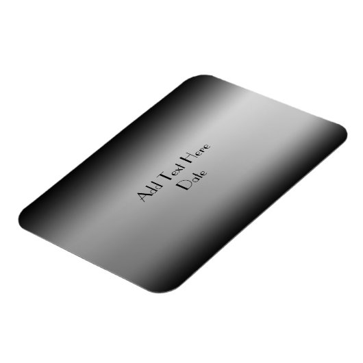 Zwart-wit Gradient Horizon Flex Magnet Magneet (Linkerzijde)